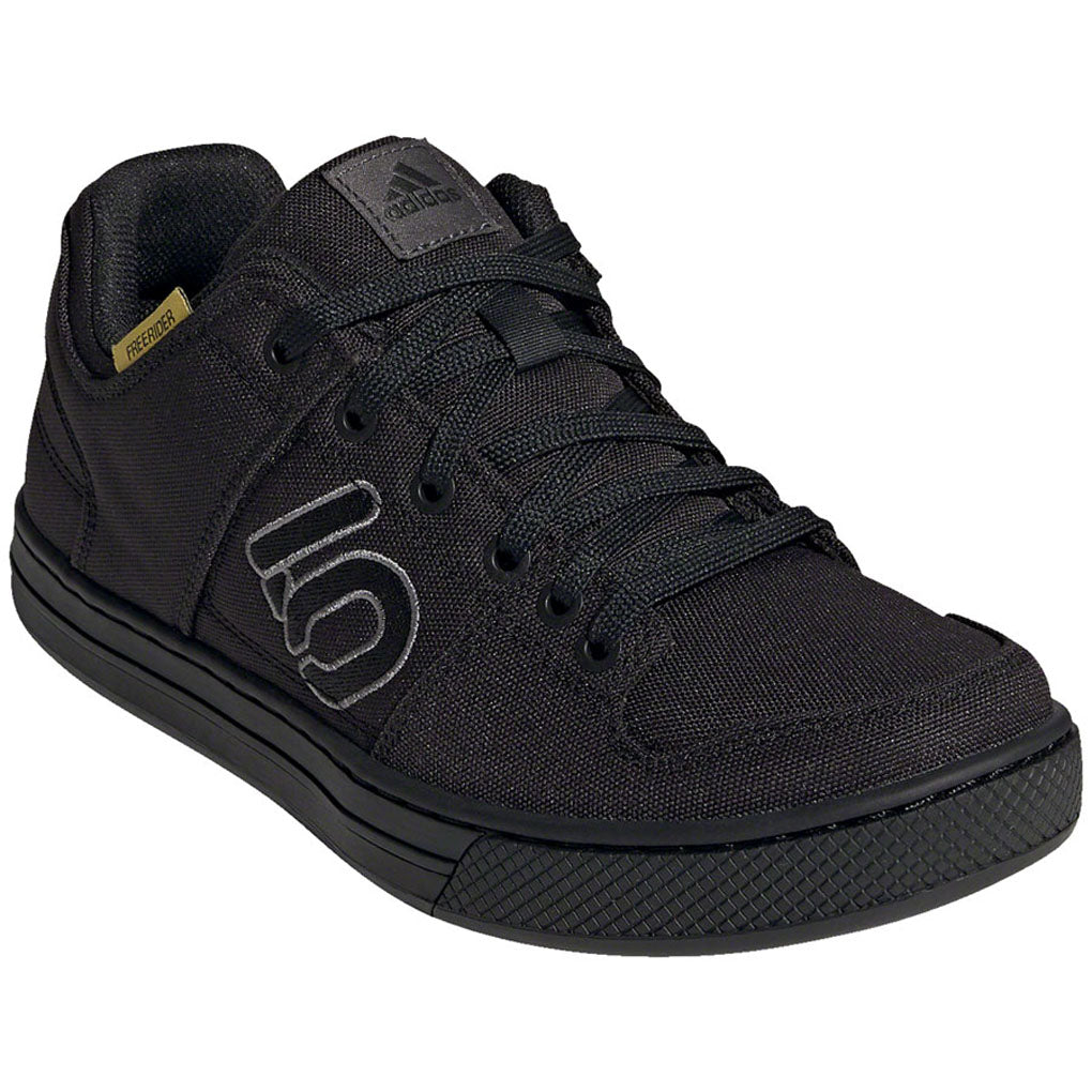 Five-Ten-Freerider-Canvas-Flat-Shoe---Men's--Core-Black-DGH-Solid-Grey-Grey-Five-7.5--Flat-Shoe-for-platform-pedals_FTSH2462