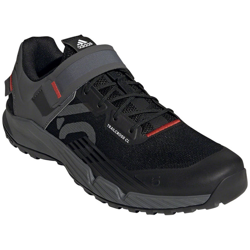 Load image into Gallery viewer, Five-Ten-Trailcross-Clip-In-Shoe---Men&#39;s--Core-Black-Grey-Three-Red-Mountain-Shoes-_MTSH1585
