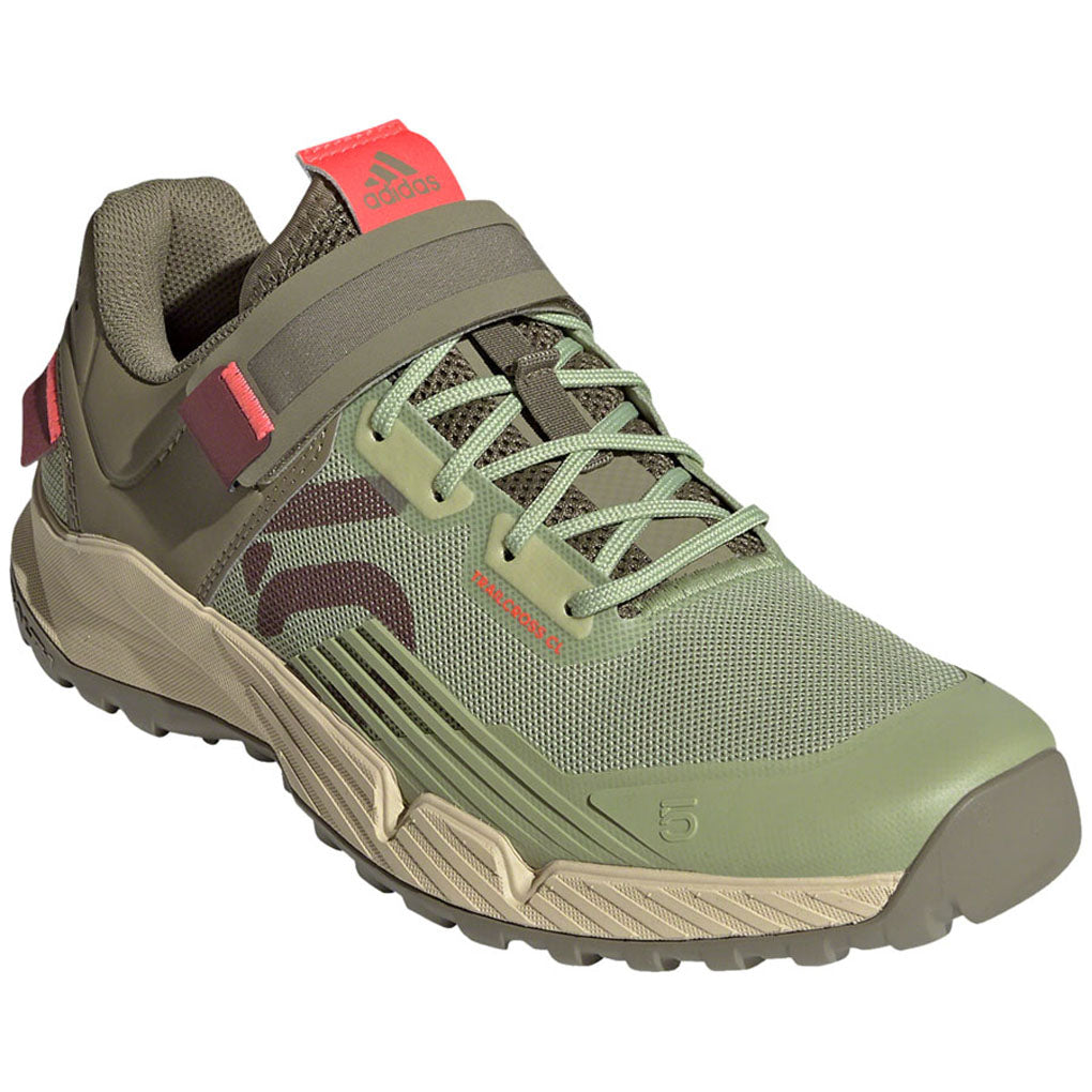 Five-Ten-Trailcross-Clip-In-Shoe---Women's--Quiet-Crimson-Orbit-Green-Turbo-Mountain-Shoes-_MTSH1559