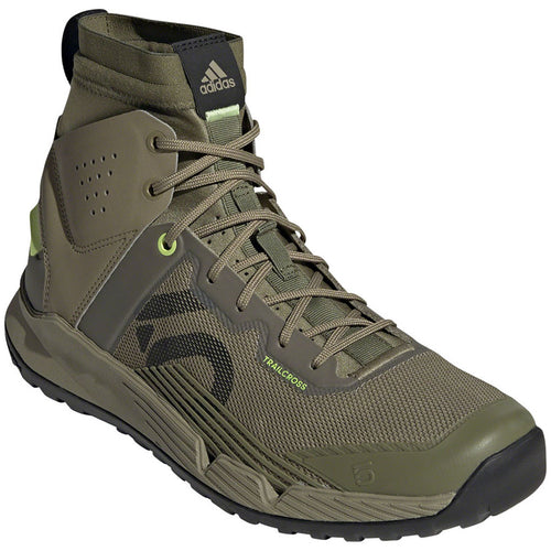 Five-Ten-Trailcross-Mid-Pro-Flat-Shoe---Men's--Orbit-Green-Core-Black-Pulse-Lime-9.5--Flat-Shoe-for-platform-pedals_FTSH2543