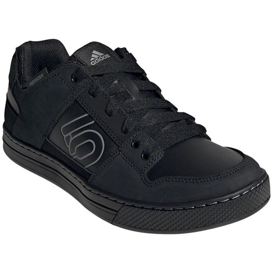 Five-Ten-Freerider-DLX-Flat-Shoe-----Men's--Core-Black---Core-Black---Grey-Three-10.5--Flat-Shoe-for-platform-pedals_FTSH0348