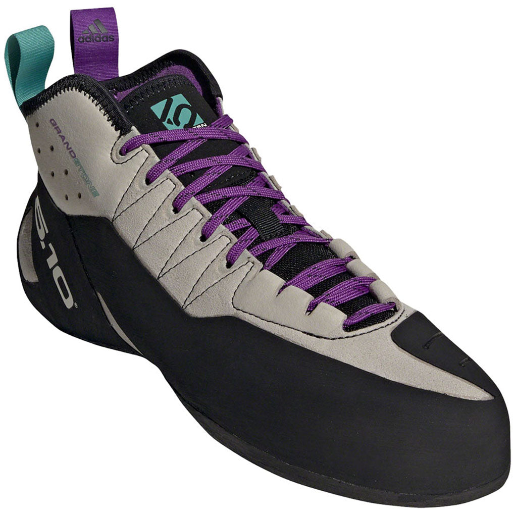 Five-Ten-Grandstone-Climbing-Shoe---Men's--Sesame-Core-Black-Active-Purple-10--Flat-Shoe-for-platform-pedals_FTSH2181