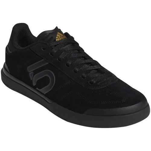 Five-Ten-Sleuth-DLX-Flat-Shoe---Women's--Core-Black---Grey-Six---Matte-Gold-6.5--Flat-Shoe-for-platform-pedals_SH1504