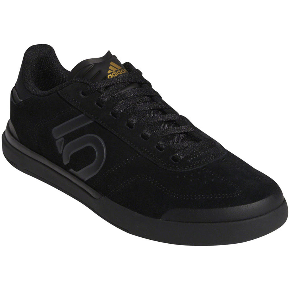 Five-Ten-Sleuth-DLX-Flat-Shoe---Women's--Core-Black---Grey-Six---Matte-Gold-8.5--Flat-Shoe-for-platform-pedals_SH1508