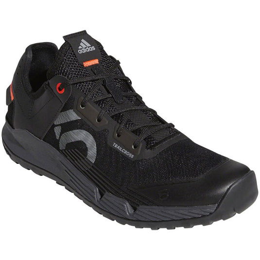 Five-Ten-Trailcross-LT-Flat-Shoe---Men's--Black-Gray-Two-Solar-Red-10.5--Flat-Shoe-for-platform-pedals_SH7707