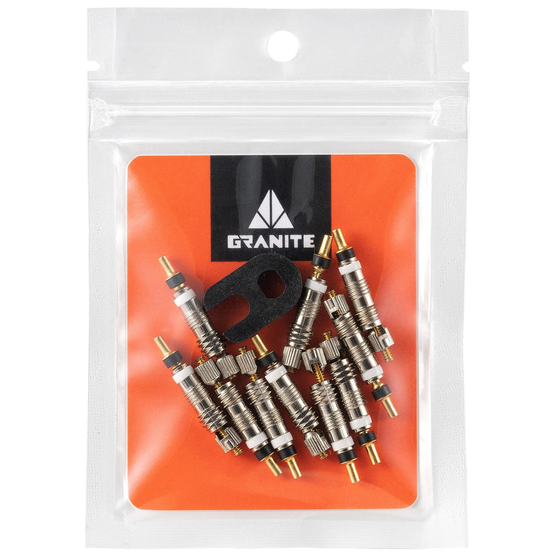 Load image into Gallery viewer, Granite-Design Presta Valve Core 10pc with Plastic Removal Tool
