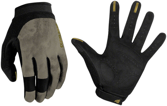 Bluegrass React Gloves - Gray, Full Finger, X-Large