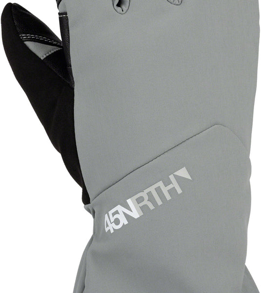 45NRTH 2024 Sturmfist 4 Gloves - Glacial Grey, Lobster Style, Large
