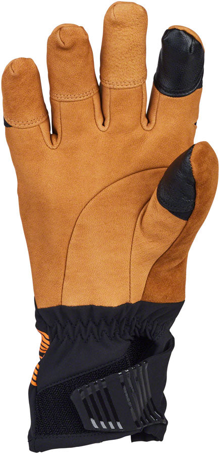 45NRTH 2024 Sturmfist 5 LTR Leather Gloves - Tan/Black, Full Finger, Large