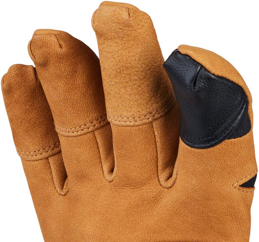 45NRTH 2024 Sturmfist 5 LTR Leather Gloves - Tan/Black, Full Finger, Medium