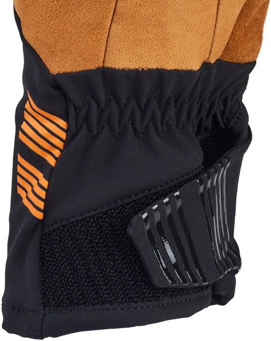 45NRTH 2024 Sturmfist 5 LTR Leather Gloves - Tan/Black, Full Finger, Large