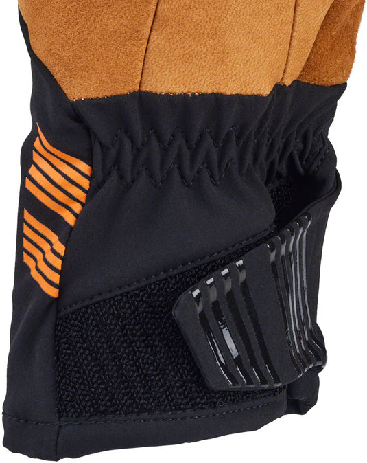 45NRTH 2024 Sturmfist 5 LTR Leather Gloves - Tan/Black, Full Finger, Small