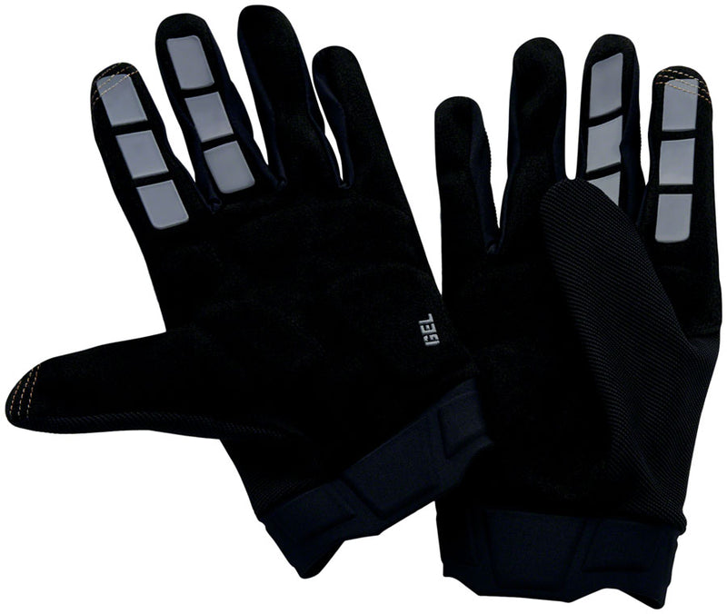 Load image into Gallery viewer, 100% Ridecamp Gel Gloves - Black, Full Finger, Large
