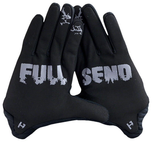 HandUp Cold Weather Gloves - Coal Acid Wash, Full Finger, Large
