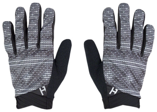 HandUp ColdER Weather Gloves - Knitted Gray, Full Finger, Large
