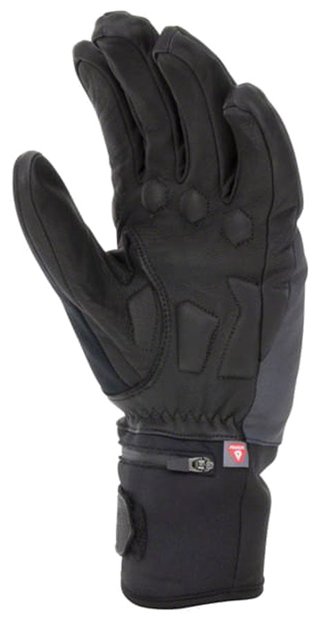 SealSkinz Upwell Waterproof Heated Gloves - Black, Full Finger, Large