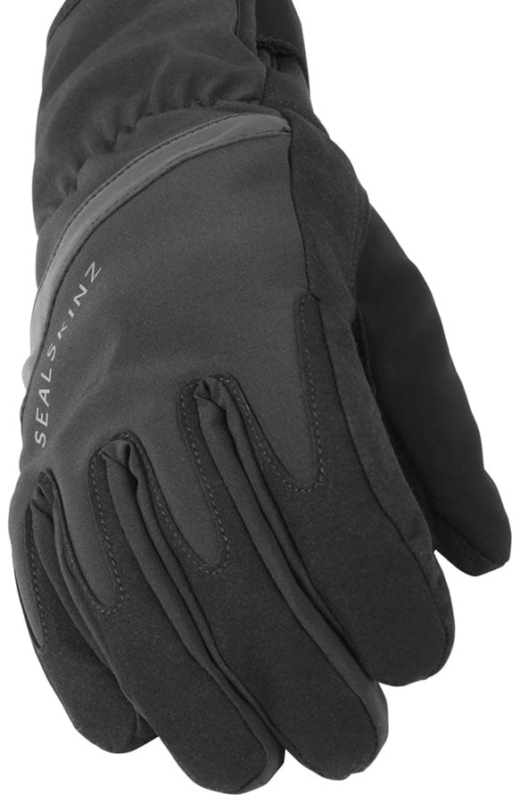 Load image into Gallery viewer, SealSkinz Bodham Waterproof Gloves - Black, Full Finger, Large
