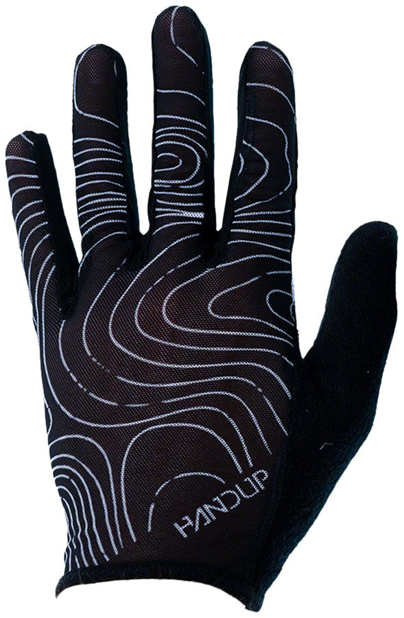 Load image into Gallery viewer, Handup Vented Gloves - Topo Map Black, XSmall
