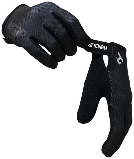 Handup Youth Gloves - Pure Black, XSmall