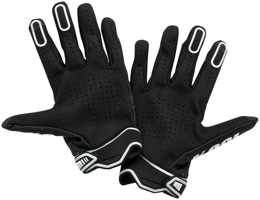 100% Ridefit Gloves - Black, Medium