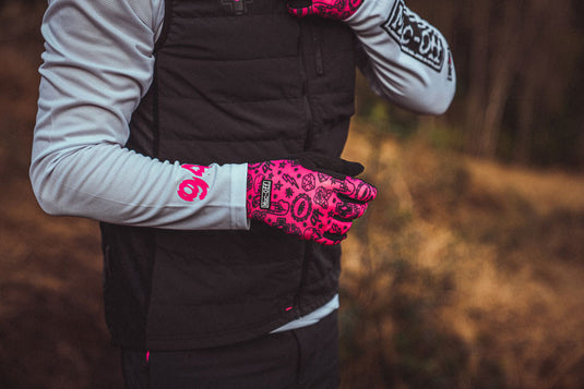 Muc-Off Summer Lightweight Mesh Rider Gloves - Pink, Small