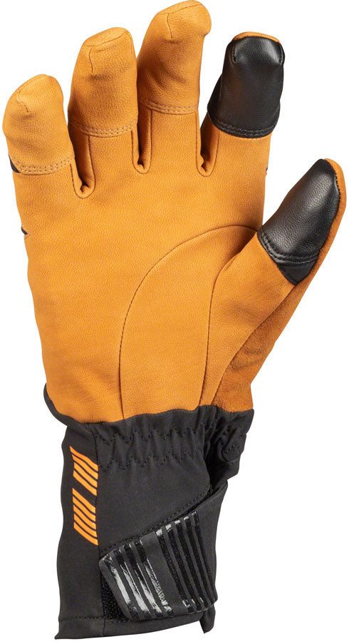 45NRTH 2023 Sturmfist 5 LTR Leather Gloves - Tan/Black, Full Finger, Small