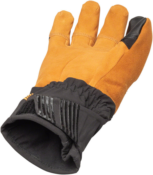 45NRTH 2023 Sturmfist 5 LTR Leather Gloves - Tan/Black, Full Finger, Large