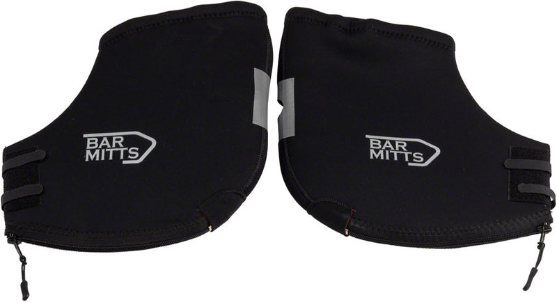 Load image into Gallery viewer, Bar Mitts Extreme Mountain/Flat Bar Pogies for Mirrors - Black, Small/Medium
