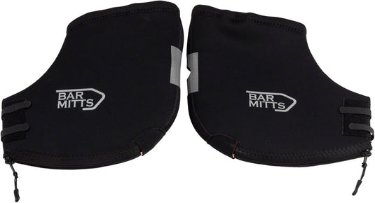 Bar Mitts Extreme Mountain/Flat Bar Pogies for Mirrors - Black, Large