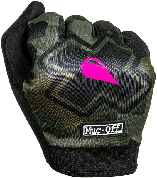 Muc-Off MTB Gloves - Camo, Full-Finger, Large Flexible And Breathable