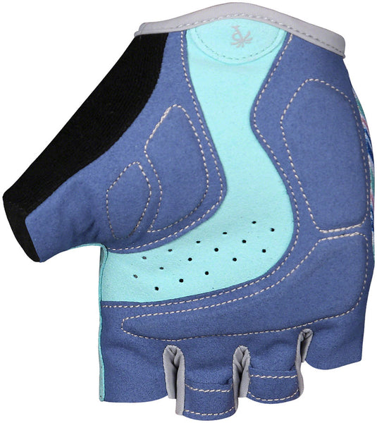 Pedal Palms Zig Zag Gloves - Multi-Color, Short Finger, Medium