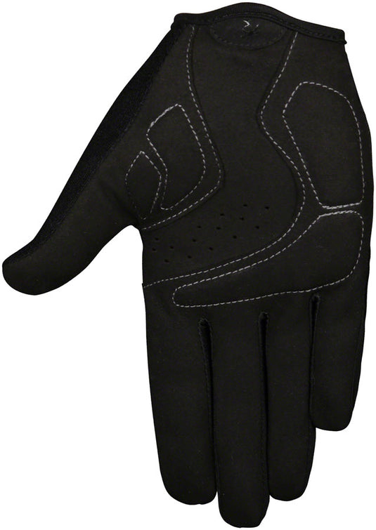 Pedal Palms Blackout Gloves - Black, Full Finger, Large