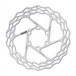 Galfer 140mm Silver 6-Bolt Road & Gravel Bike Brake Rotors High Carbon Stainless Steel, 1.8mm Thickness, Durable, Corrosion-Resistant (2 Pack)