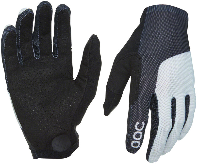 Load image into Gallery viewer, POC Essential Mesh Gloves - Black/Oxolane Gray, Full Finger, Men&#39;s, Small
