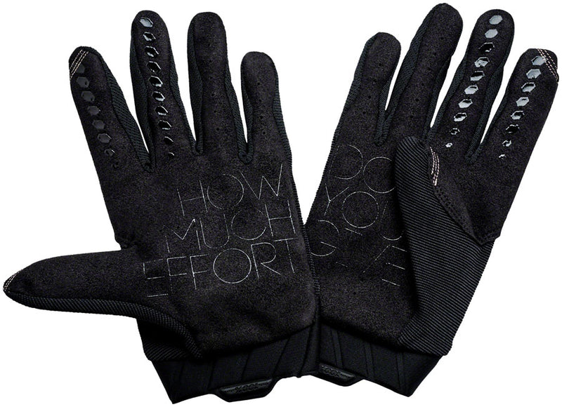 Load image into Gallery viewer, 100% Geomatic Gloves - Black/Charcoal, Full Finger, Men&#39;s, Small
