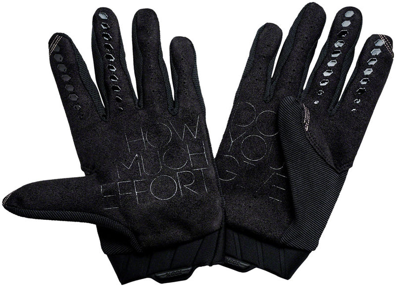 Load image into Gallery viewer, 100% Geomatic Gloves - Black/Charcoal, Full Finger, Men&#39;s, X-Large
