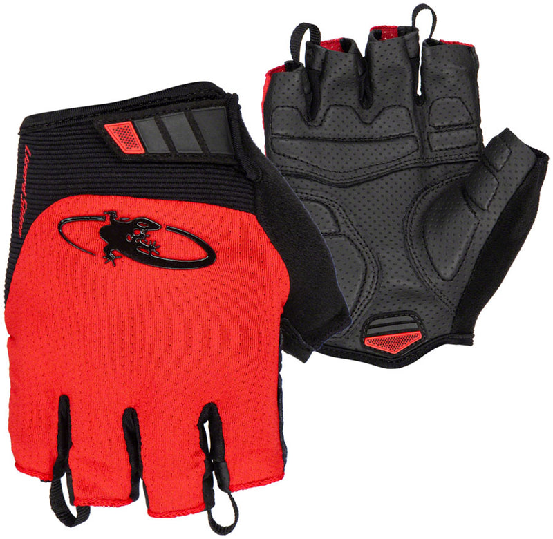 Load image into Gallery viewer, Lizard Skins Aramus Cadence Gloves - Crimson Red, Short Finger, Medium
