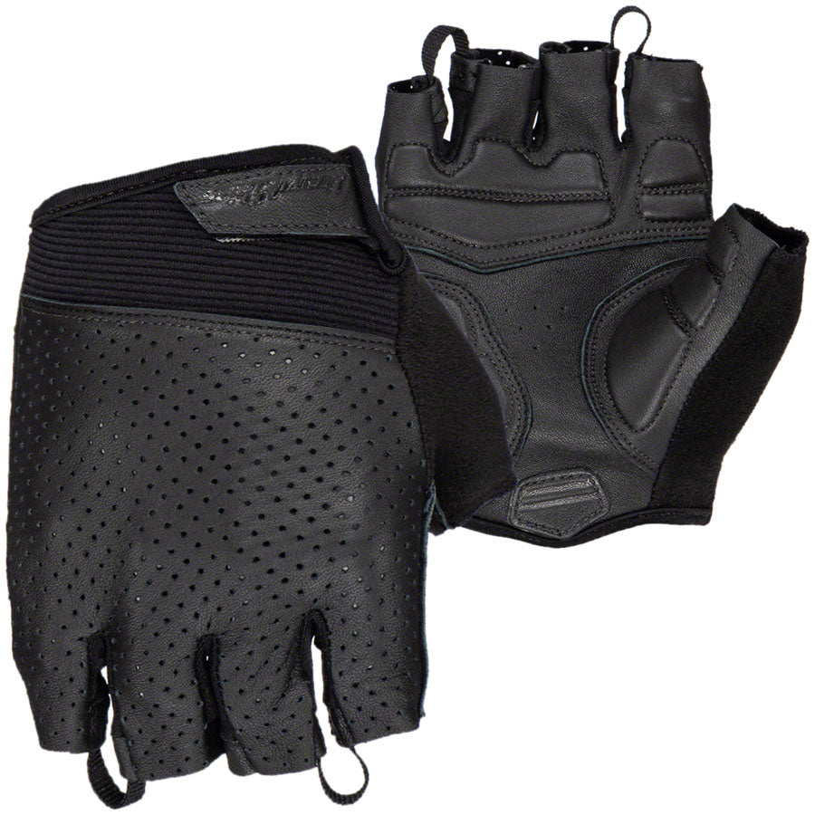 Lizard Skins Aramus Classic Gloves - Jet Black, Short Finger, Large