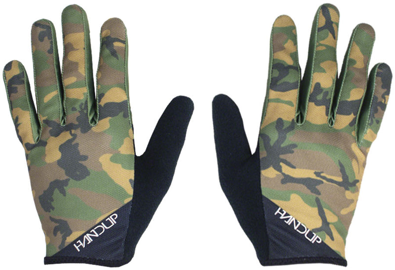 Load image into Gallery viewer, Handup Most Days Glove - Woodland Camo, Full Finger, Small
