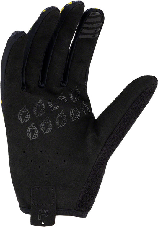 Salsa Terrazzo Hand-up Gloves - Medium, Black Full Finger