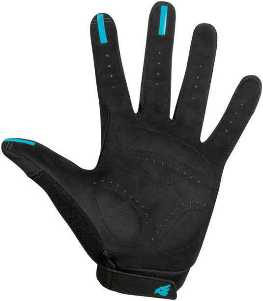 Bluegrass React Gloves - Blue, Full Finger, Small Breathable Perforated Palm