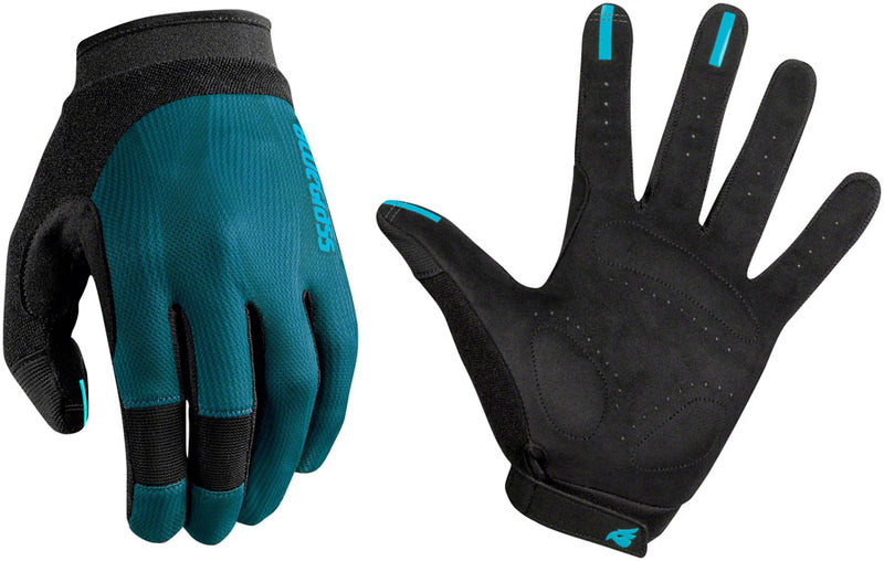 Load image into Gallery viewer, Bluegrass React Gloves - Blue, Full Finger, Small Breathable Perforated Palm
