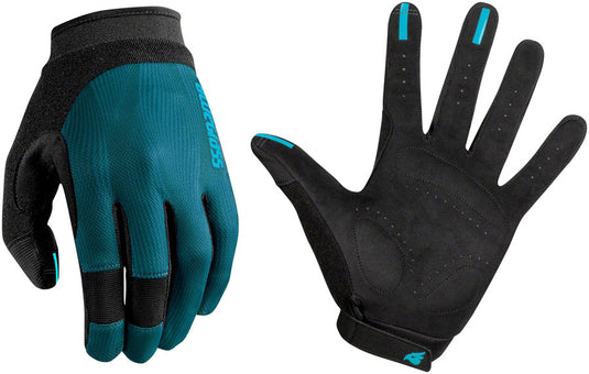 Bluegrass React Gloves - Blue, Full Finger, Large Breathable Perforated Palm