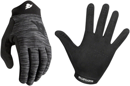 Bluegrass Union Gloves - Gray, Full Finger, Large Breathable Perforated Palm