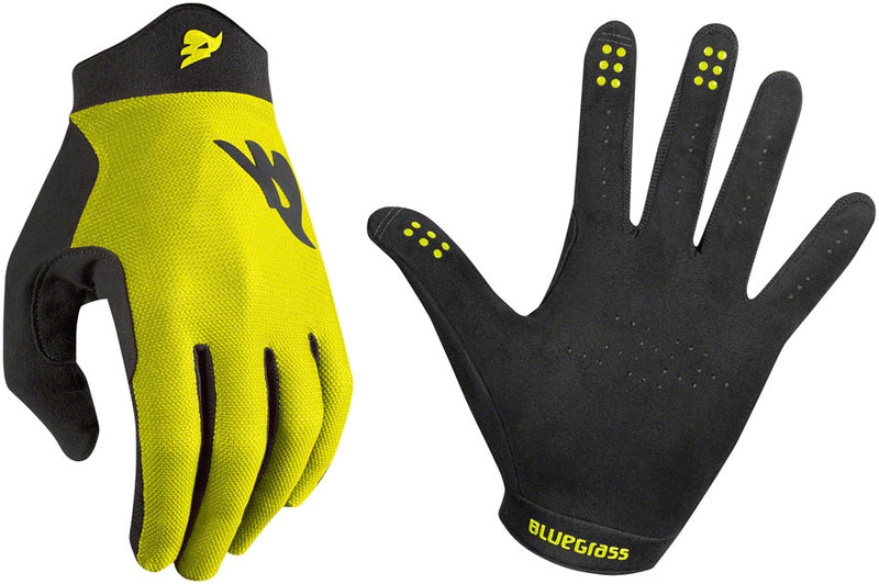 Load image into Gallery viewer, Bluegrass Union Gloves - Fluorescent Yellow, Full Finger, Large
