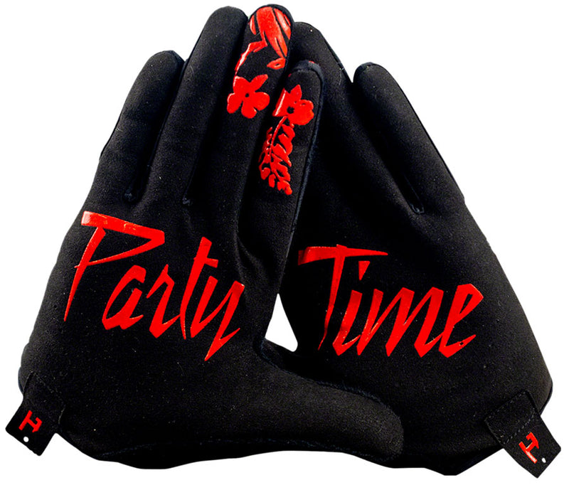 Load image into Gallery viewer, Handup Most Days Glove - Red Floral, Full Finger, Medium
