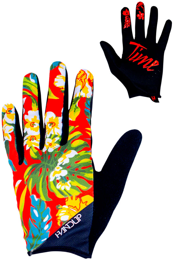 Load image into Gallery viewer, Handup-Most-Days-Red-Floral-Glove-Gloves-Medium_GLVS6423
