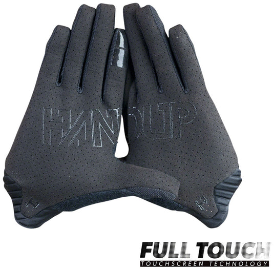 HandUp Pro Performance Gloves - Mid Black, Full Finger, Medium