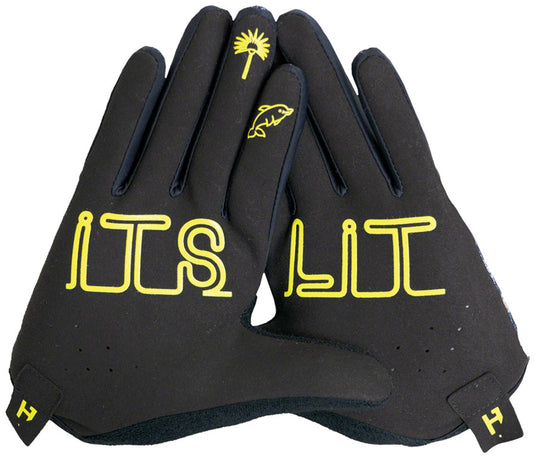 HandUp Most Days Gloves - Neon Lights, Full Finger, Medium