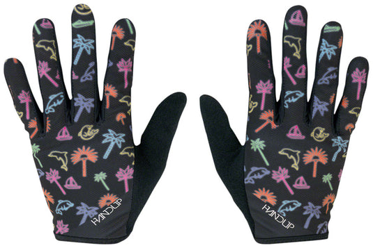 HandUp Most Days Gloves - Neon Lights, Full Finger, Large